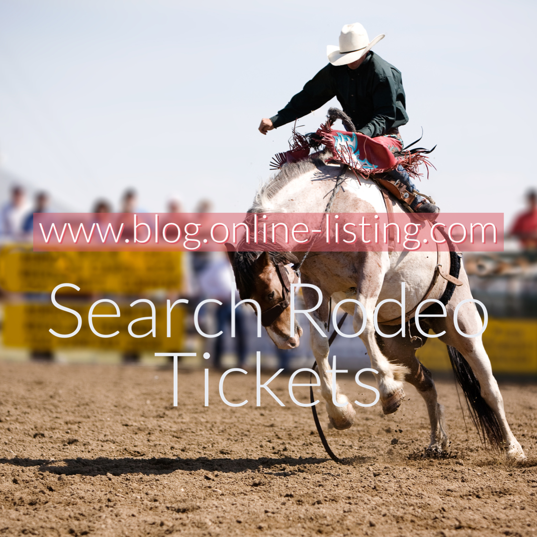 Browse fun like Rodeo ticket events in your Happy Town