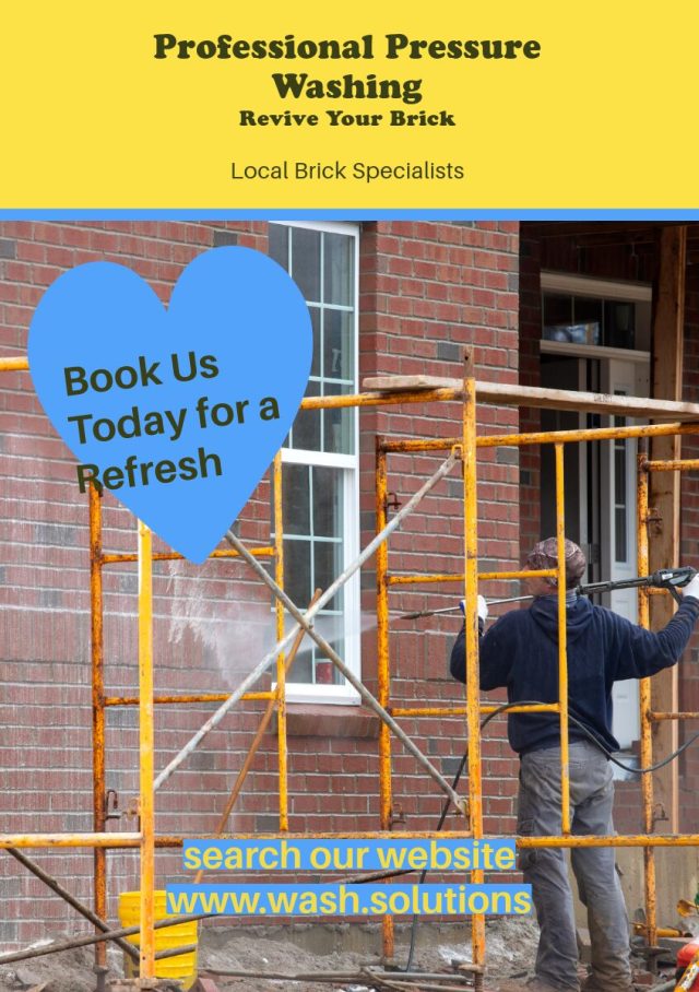 Brick Pressure Washing in North Carolina