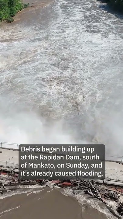 Watch: Floods Wash Away Building In Minnesota