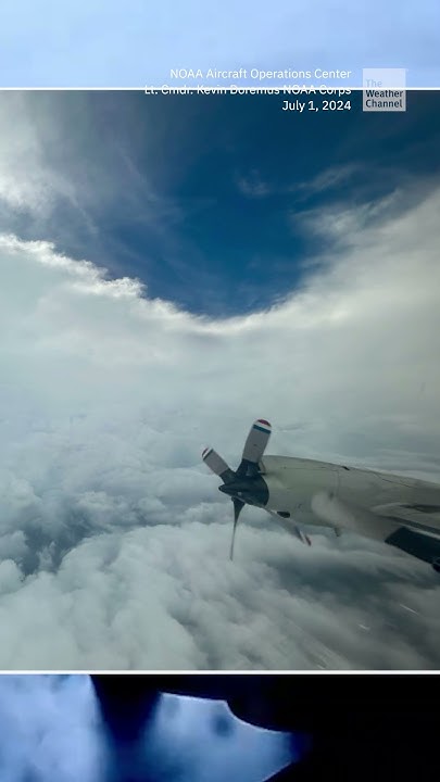 Hurricane Hunters Fly Directly Into Beryl