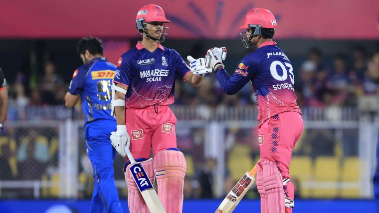 MI vs RR IPL 2026 live score, toss winner, winning probability, result and highlights from Wankhede Stadium, Mumbai