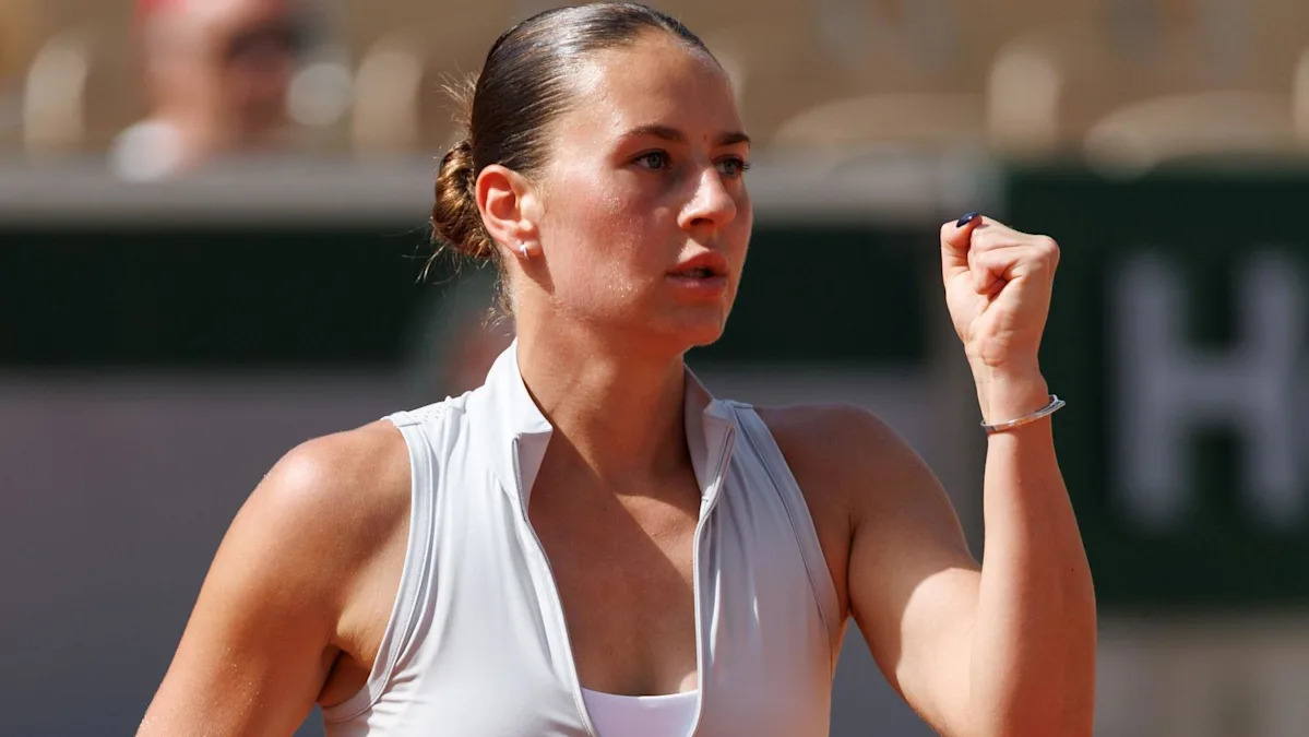 Emotional Kostyuk dedicates win to Ukraine