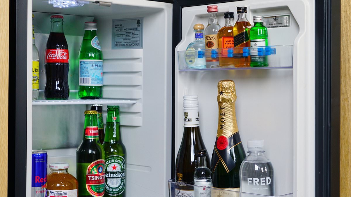 The most bizarre mini bar items around the world – from intimacy kits to cans of pure oxygen and ‘the world’s healthiest in-room snack banquet’