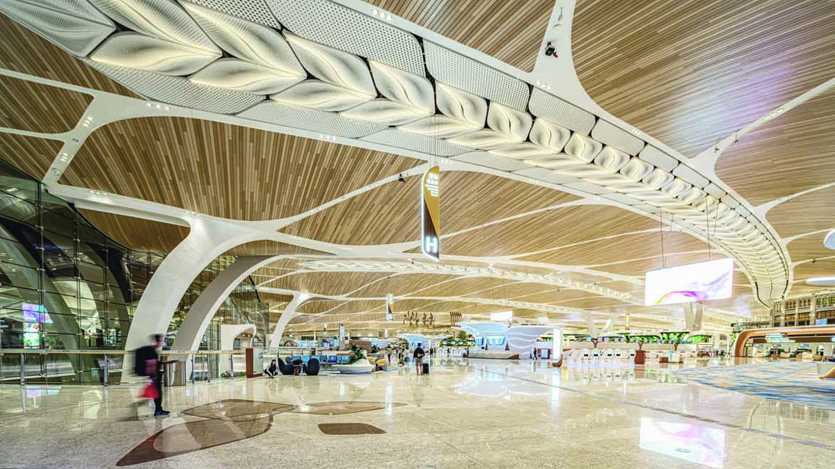 The world’s most beautiful airports revealed, from an open-air observatory to a steel ‘forest’ – including one in Europe
