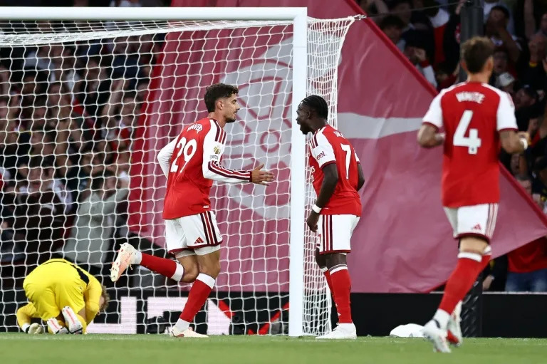 Arteta hails Arsenal’s desire after perfect start to title defence