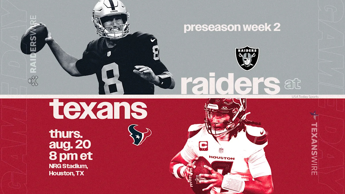 Texans vs. Raiders Preseason Game 2: Live updates, highlights, key plays