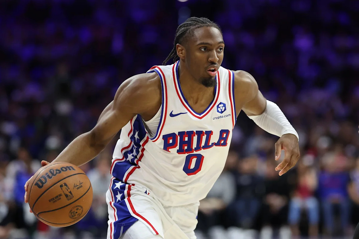 Sixers’ Tyrese Maxey back in the gym working on pick-and-roll game