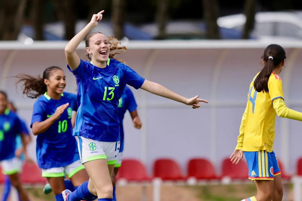 Brazil beat Colombia 4-2 in second Women’s U15 Liga Evolução match