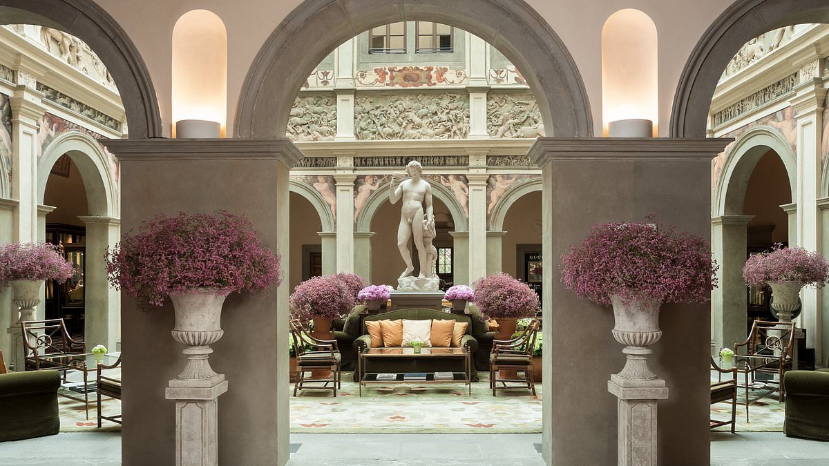 The world’s most beautiful hotels: From an Irish castle owned by the Guinnesses to a clifftop retreat in Bali and California’s extraordinary ‘caveman’ rooms