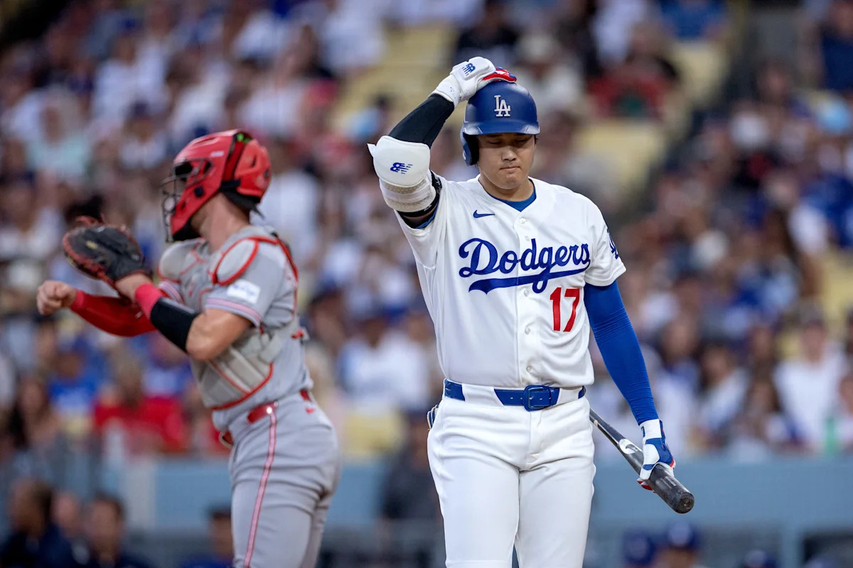 Shohei Ohtani out again for Dodgers after return from 4-game absence amid struggles, lingering injuries