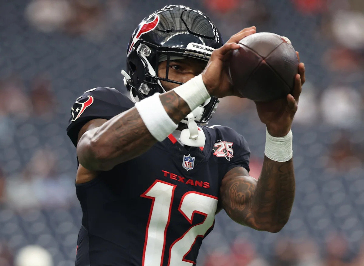 Nico Collins listed as limited Wednesday