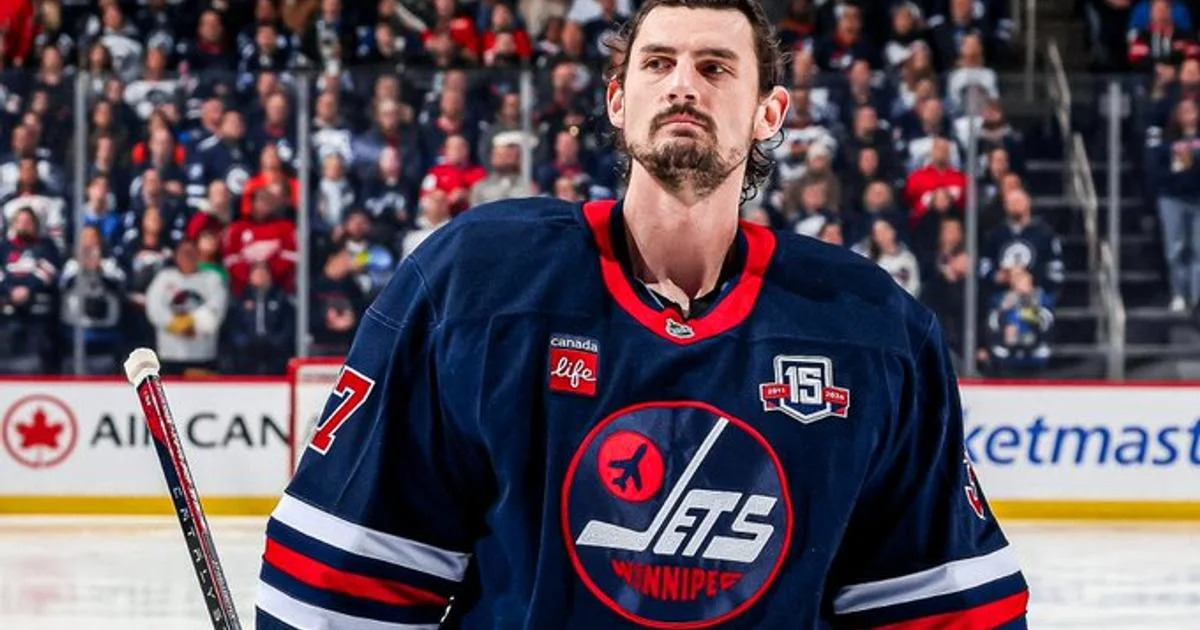 Connor Hellebuyck Is Nowhere to Be Seen as Jets Open Up Training Camp