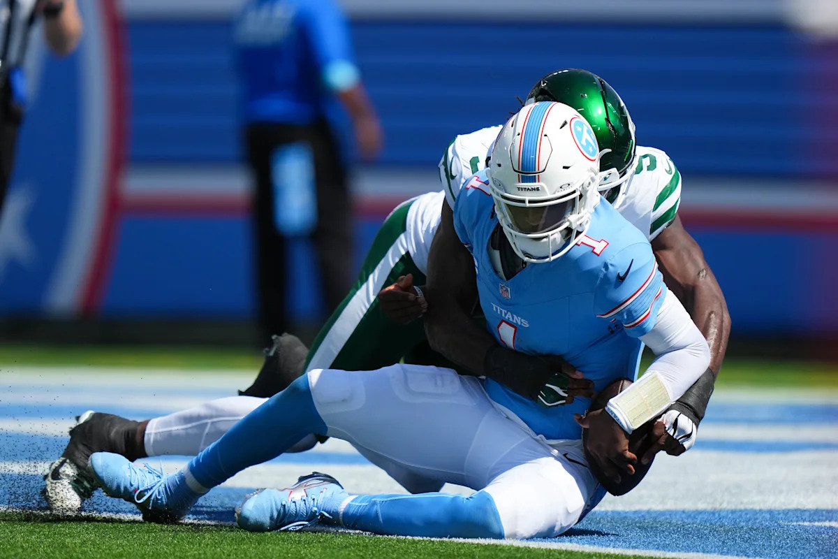 Cam Ward, Titans struggle mightily in Week 1 loss to Jets