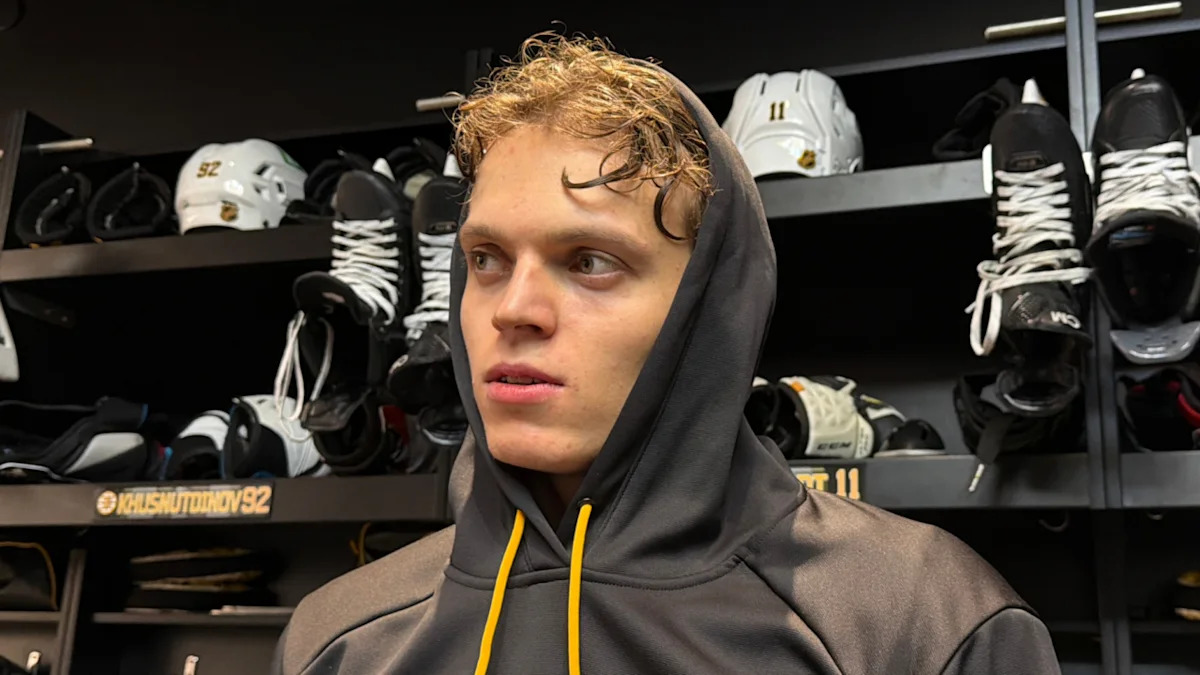Bruins Rookie Camp: Attilio Biasca Ready for ‘New Chapter’
