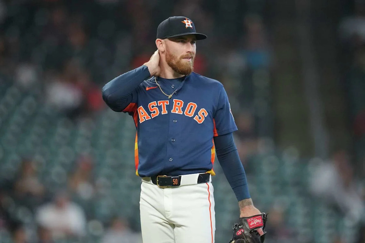 Mike Burrows’ potential return to Houston Astros on hold because of shoulder inflammation