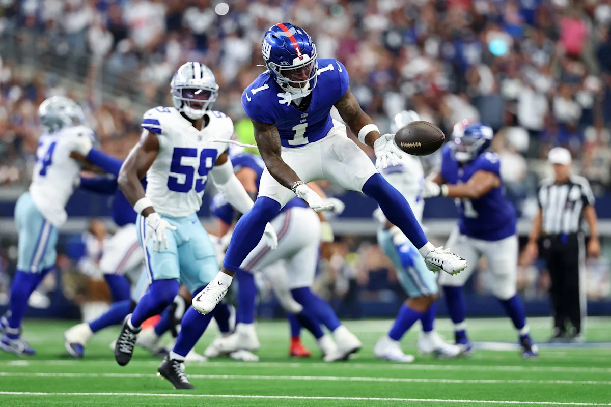 Giants WR Malik Nabers is active, Cowboys to sit preseason star WR