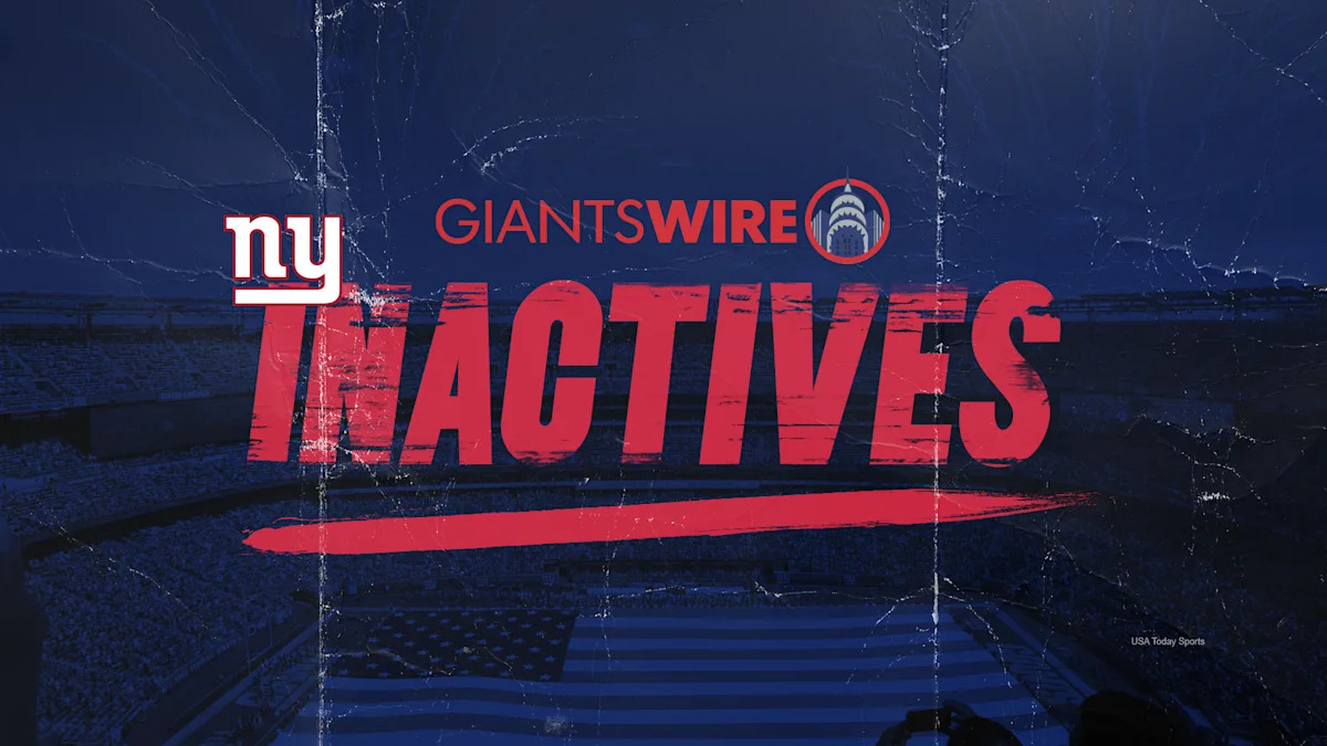 New York Giants vs. Dallas Cowboys Week 1 inactives: Malik Nabers will play