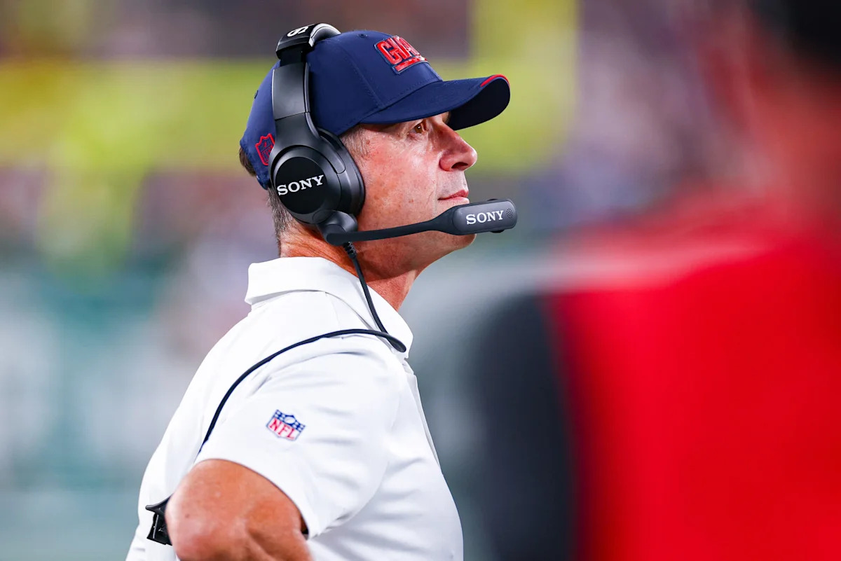 John Harbaugh gets annoyed with Giants reporters over Darius Slayton questions