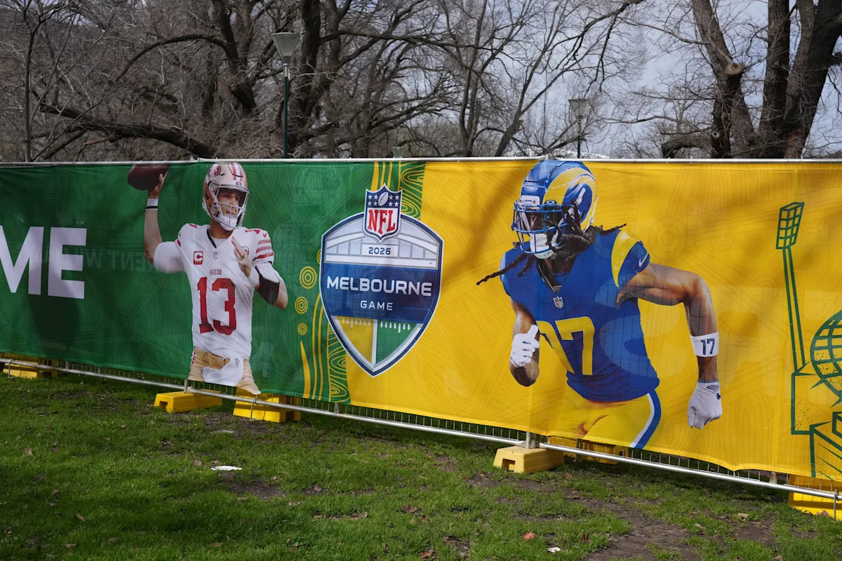 What time is it for Rams-49ers in Melbourne, Australia?