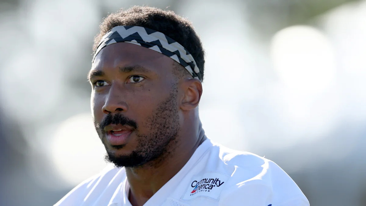 Myles Garrett did not practice before Rams’ departure for Australia