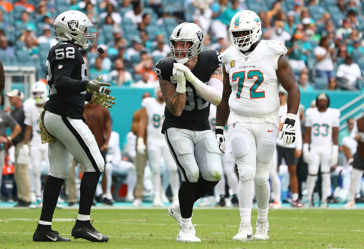Can Patrick Paul, Dolphins, needle Raiders’ ‘hothead’ Maxx Crosby?